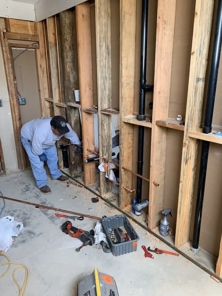 Commercial rough-in plumbing for Gas Line Repair in Jefferson City